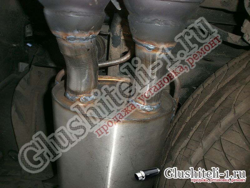 Chevrolet Trailblazer глушитель выхлопная труба