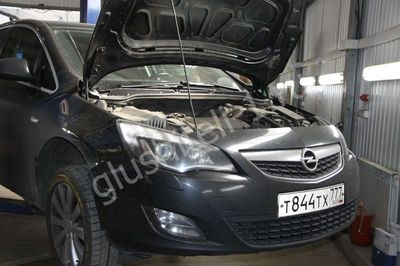 Замена гофры Opel Astra J
